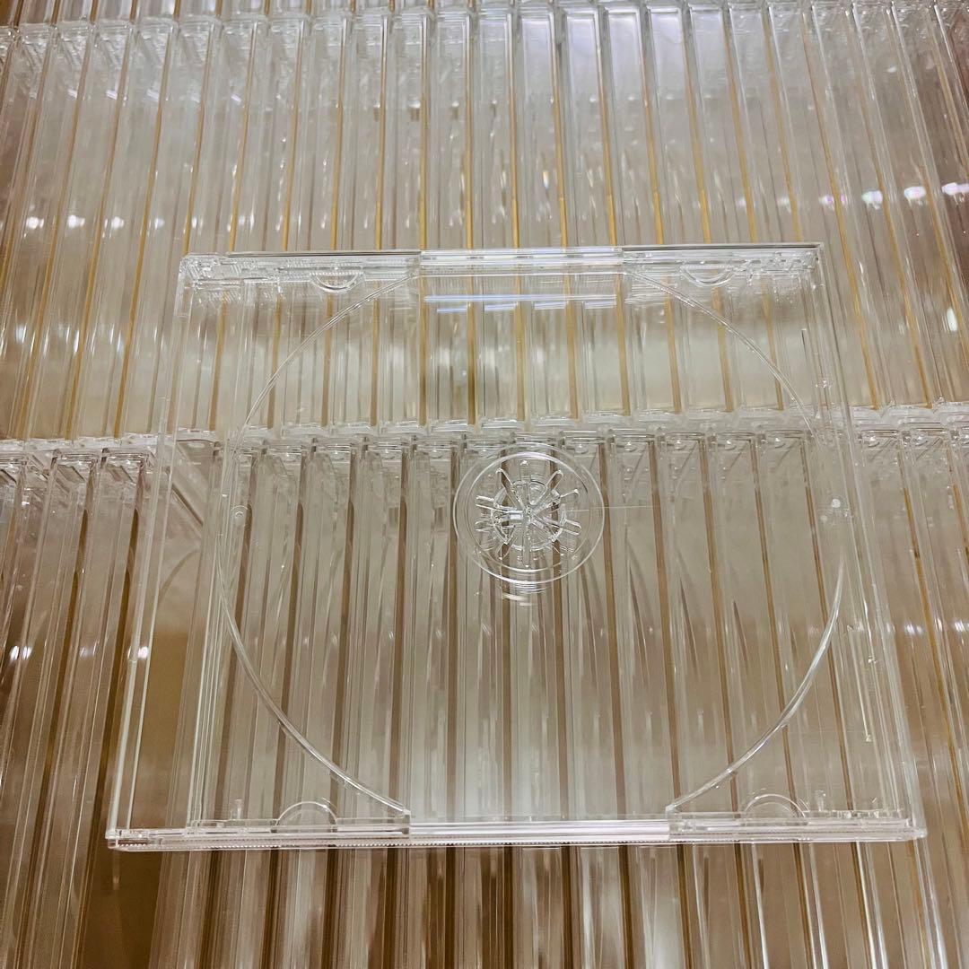 【美品】CD DVD 空ケース 200枚 クリア 10mm