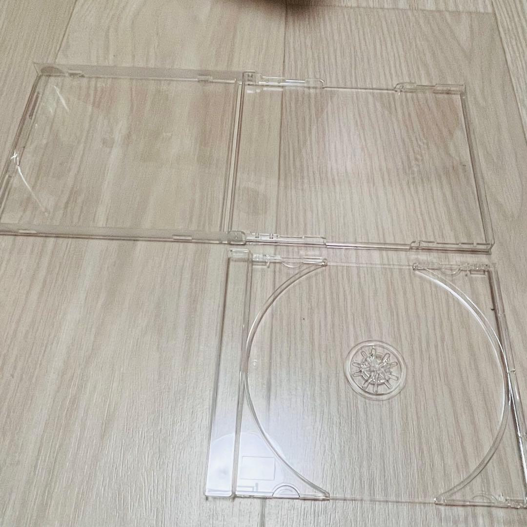 【美品】CD DVD 空ケース 200枚 クリア 10mm