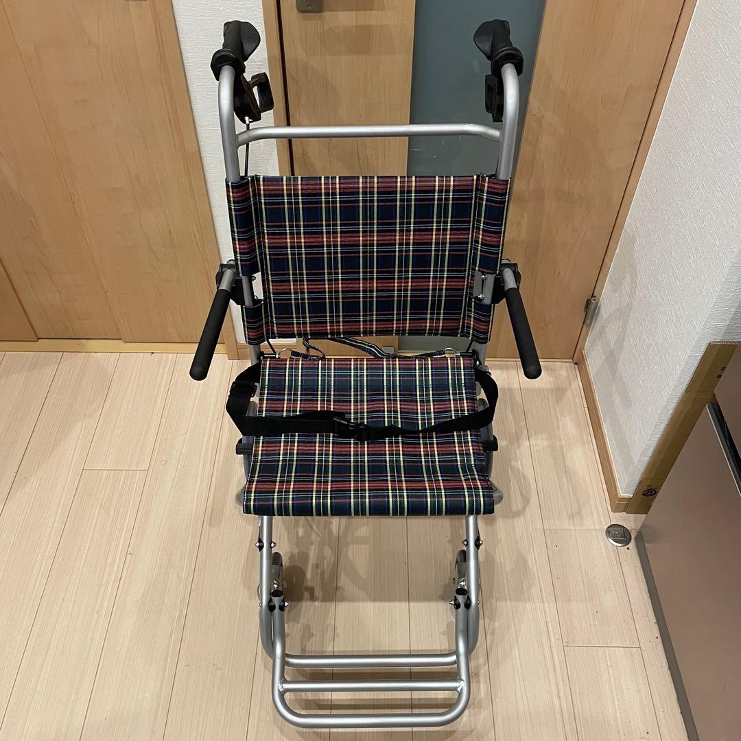 Nice way 簡易式車椅子 NW-9001L 折りたたみ コンパクト