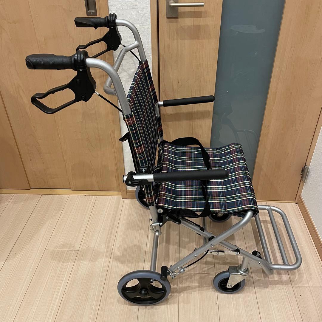 Nice way 簡易式車椅子 NW-9001L 折りたたみ コンパクト