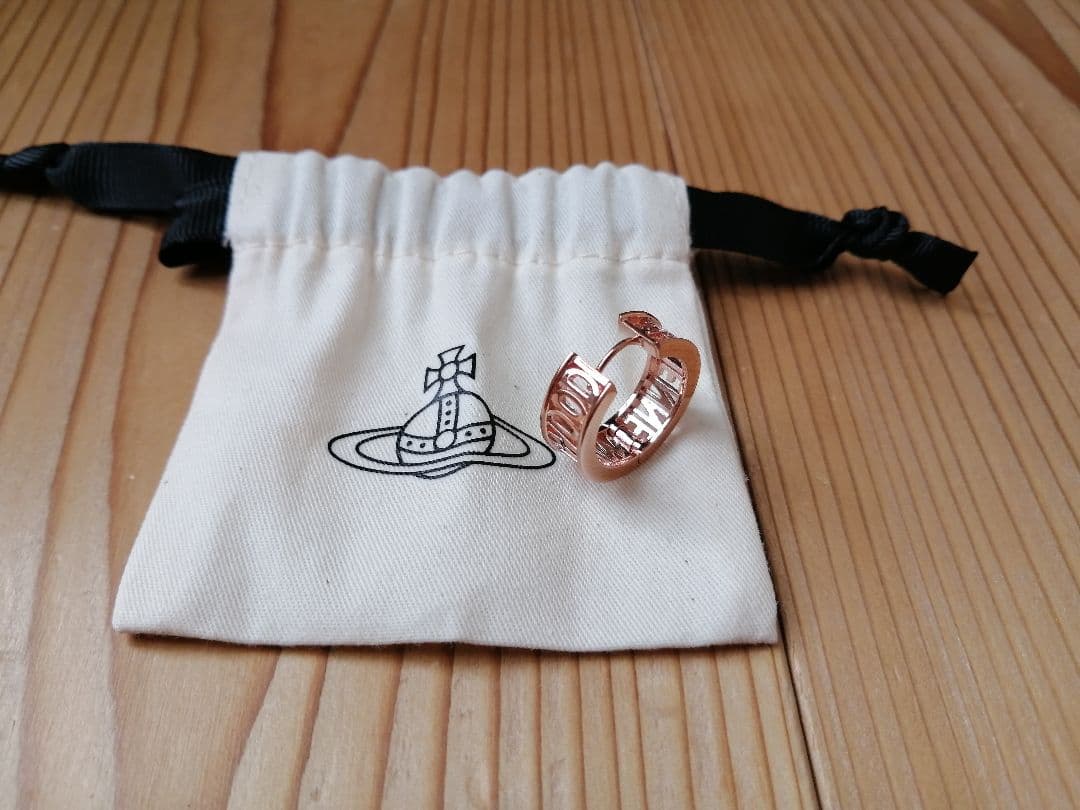 ヴィヴィアンウエストウッド　ピアス　ピンクゴールド　片耳