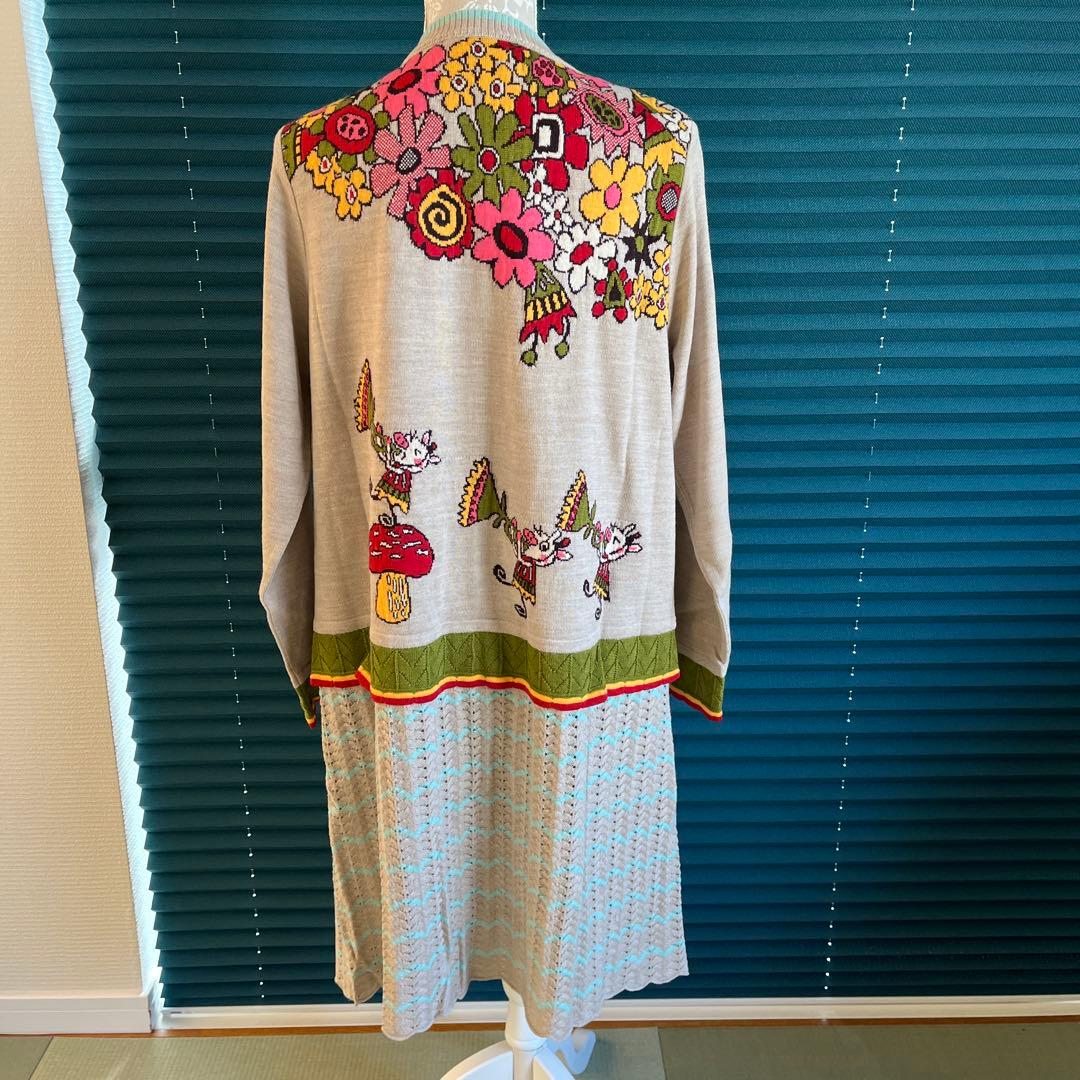 御予約品　オレボレブラ❣️ニット長袖ロングチュニック