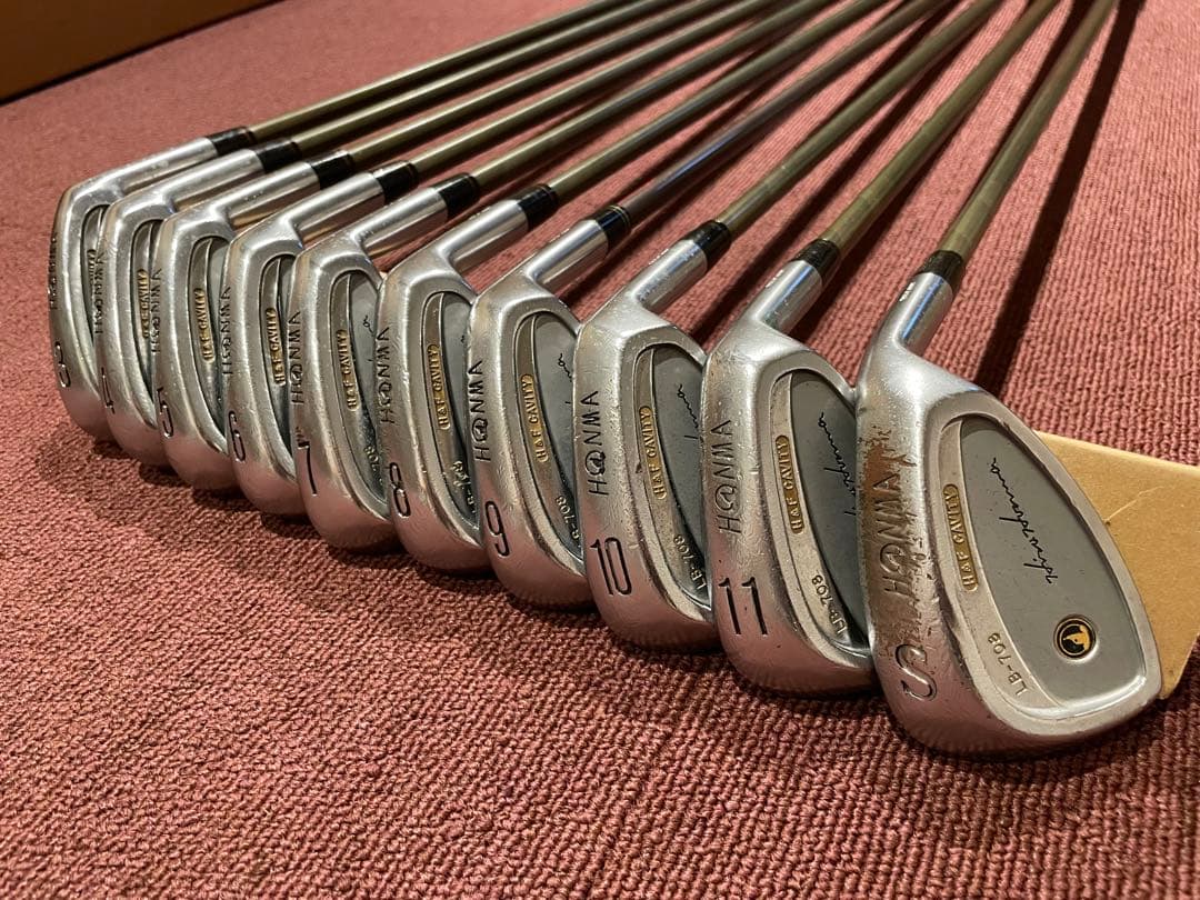 HONMA LB-708 10本セット アイアン 3〜11、S 星4 R-1
