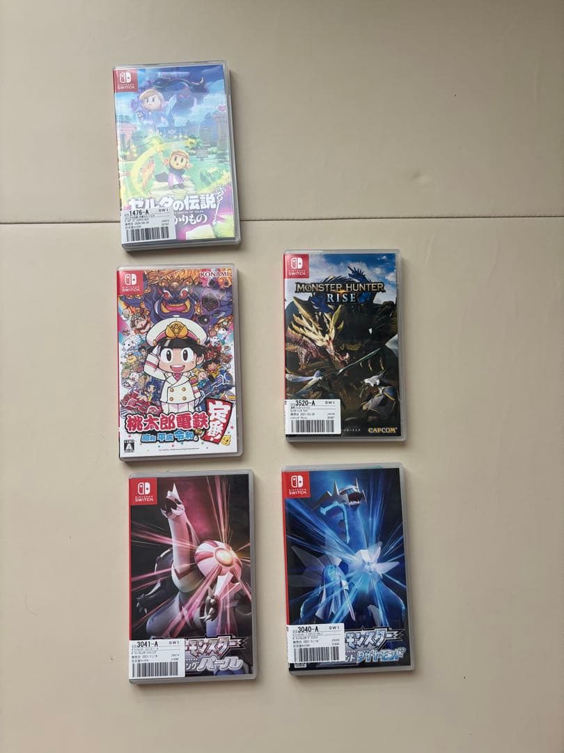 switchソフト　5種