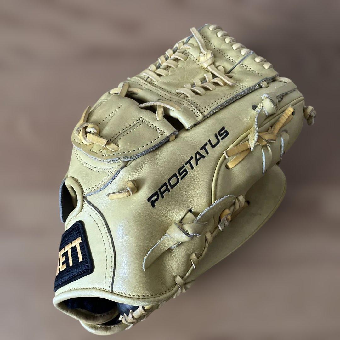 週末値下！ZETT PROSTATUS 野球グローブ イエロー