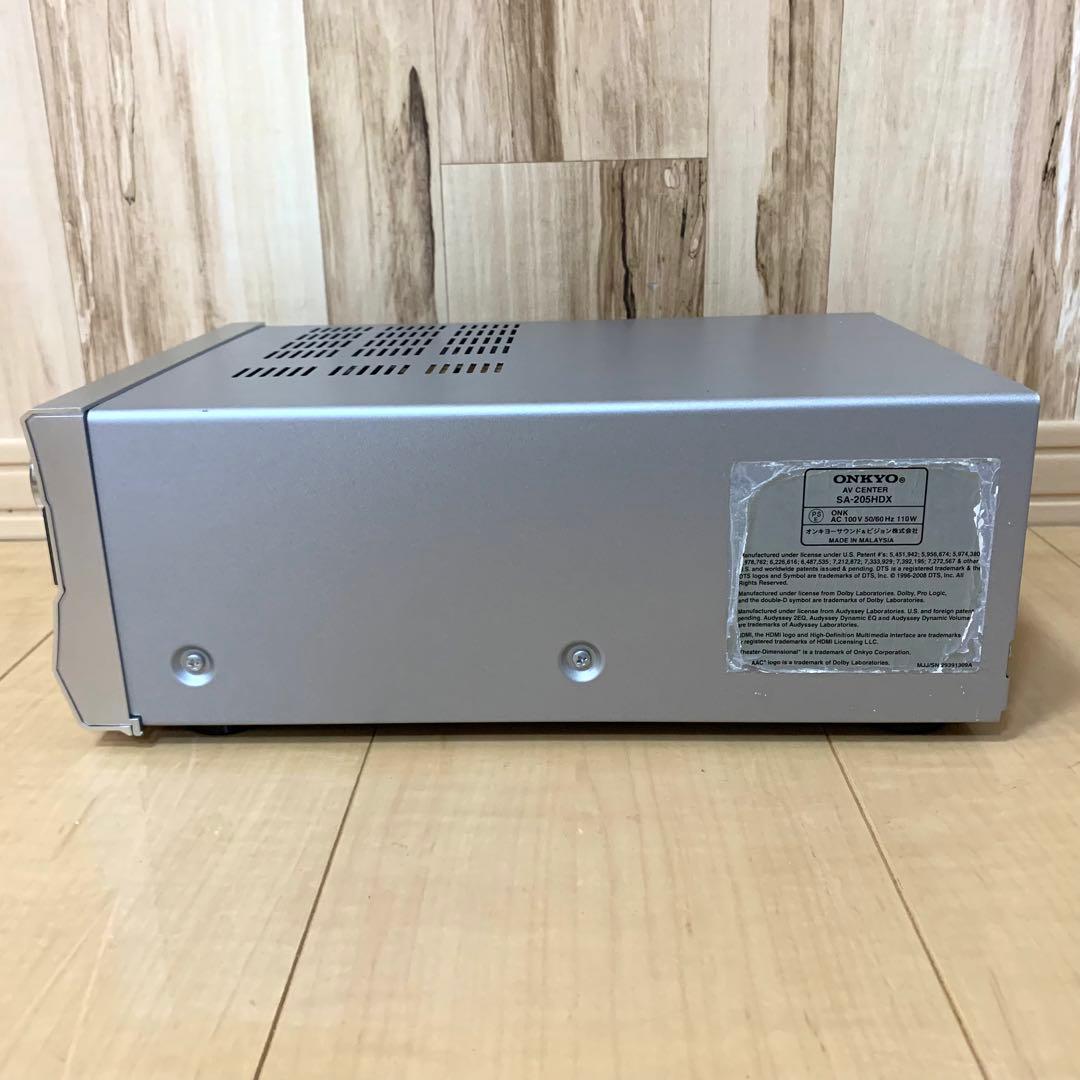 美品 動作品 SA-205HDX AVセンター リモコン付き