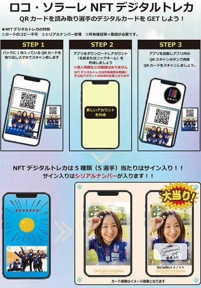 【※貴重なNFTカード】ロコ・ソラーレ　オフィシャル・カード