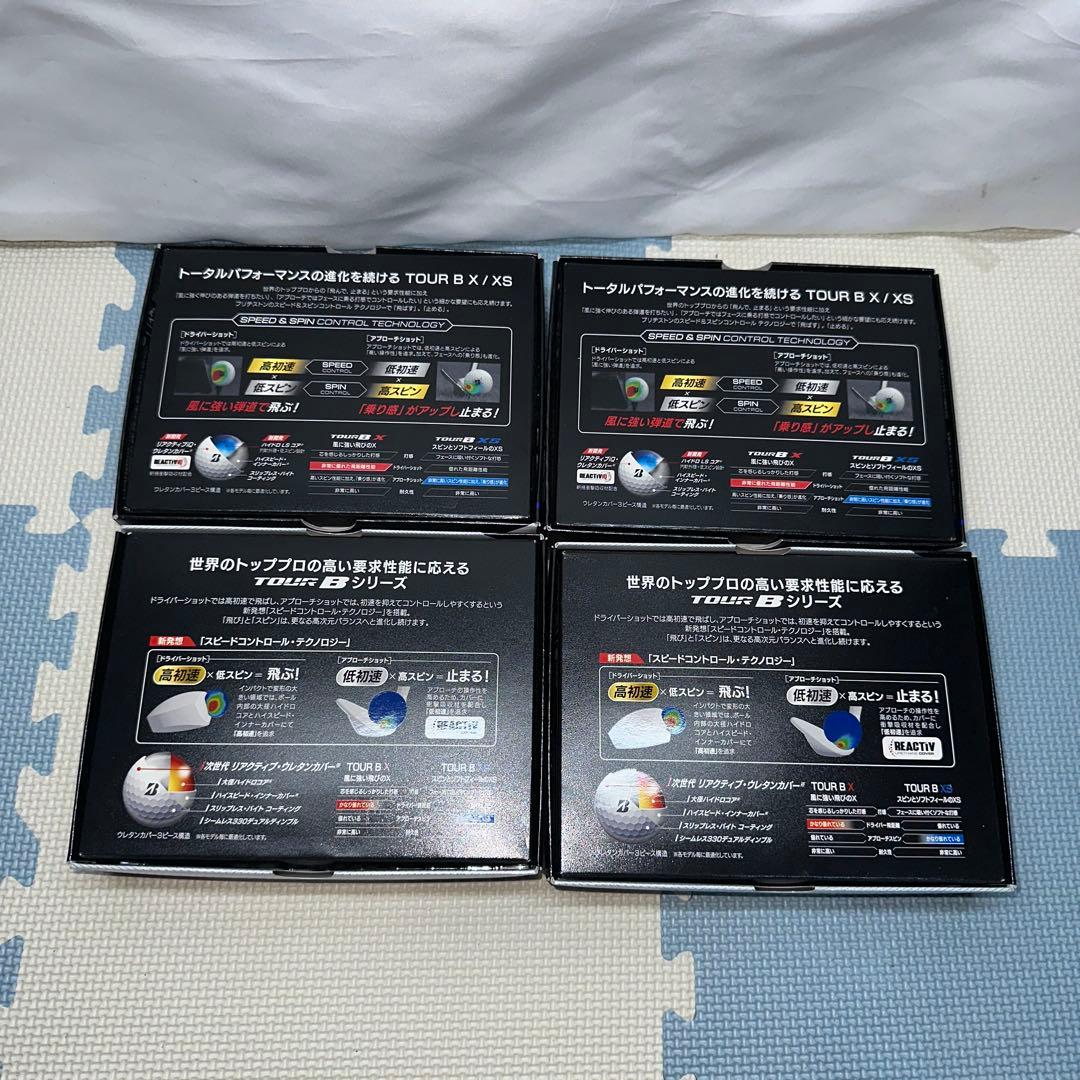 未使用品　ブリヂストン TOUR B XS 4ダース