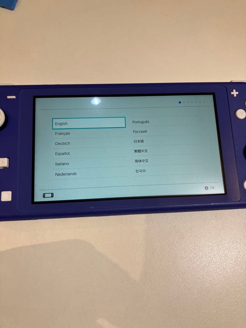 Nintendo Switch Lite スイッチライト ブルー 動作確認済み