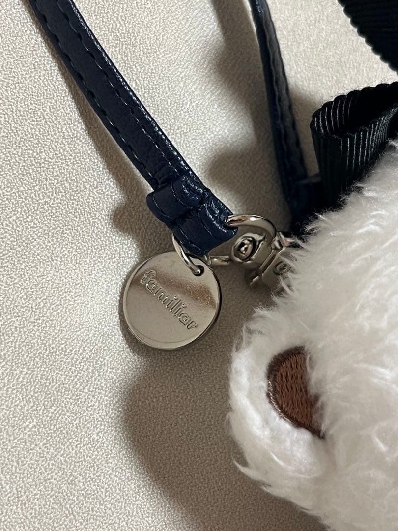 familiar×Bibiy マスコットベアー　赤