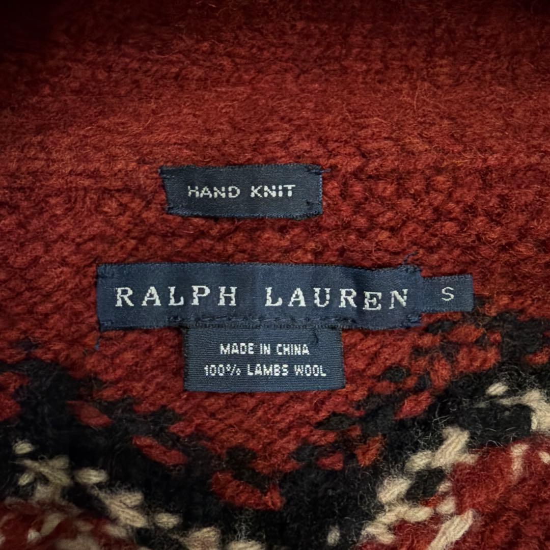 Ralph Lauren ハンドニット カウチン S