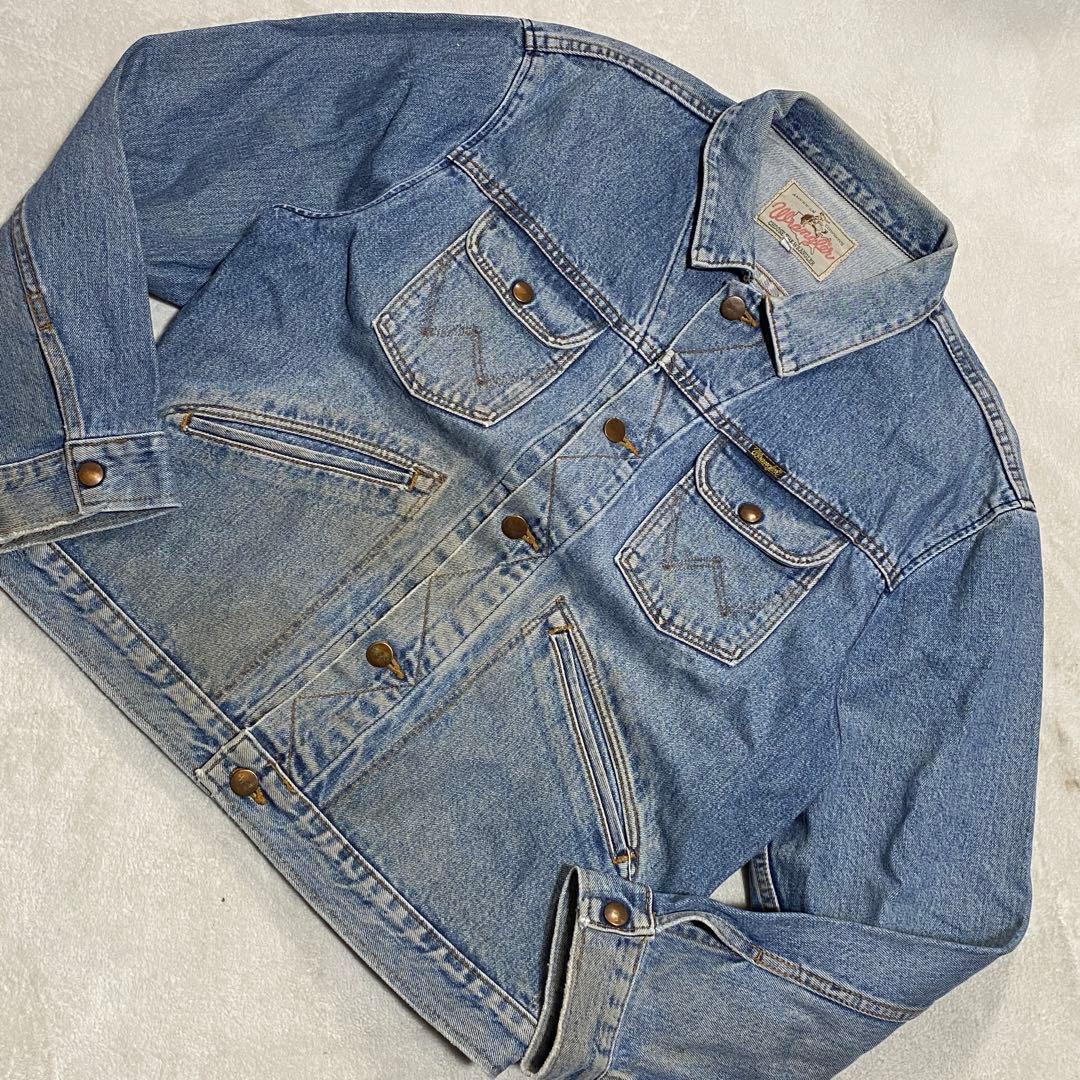 美品 90s ラングラー wrangler ジージャン デニムジャケット L
