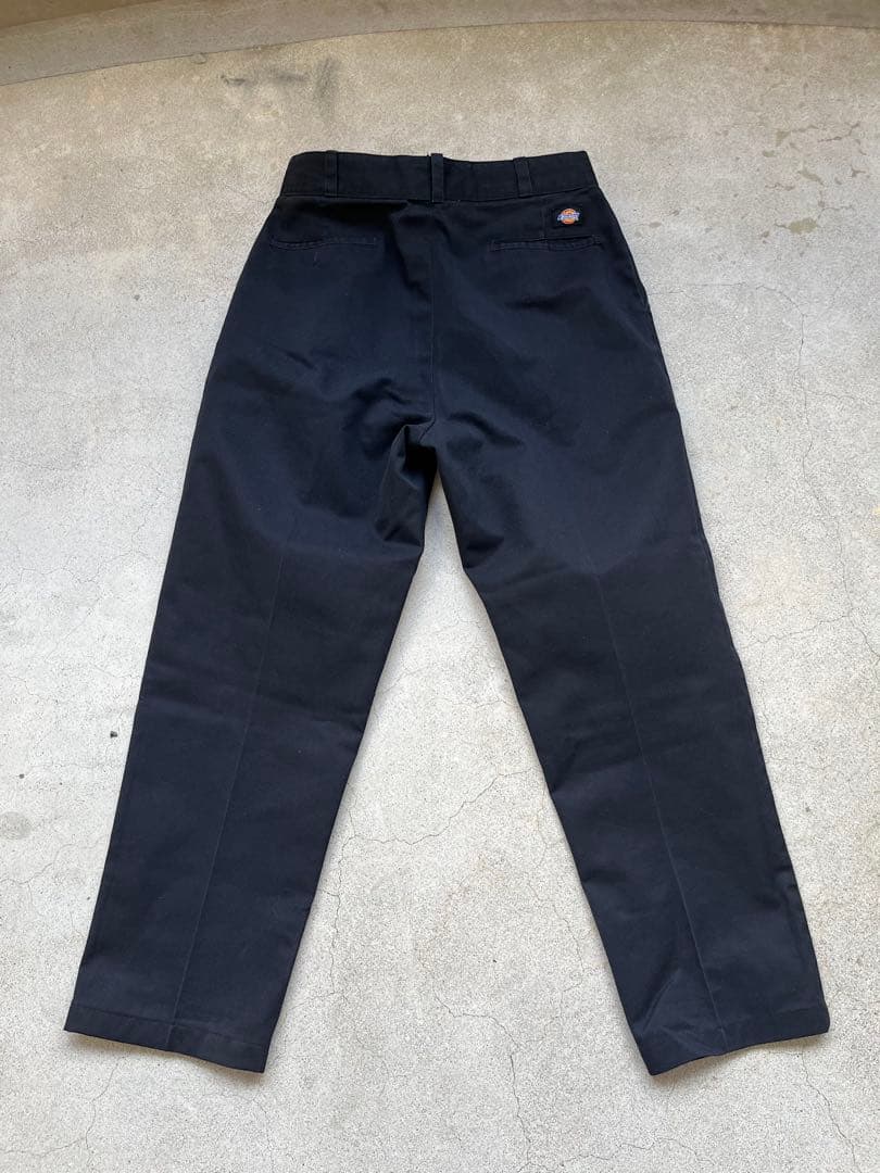 【USA製】90s Dickies ブラック ツータック