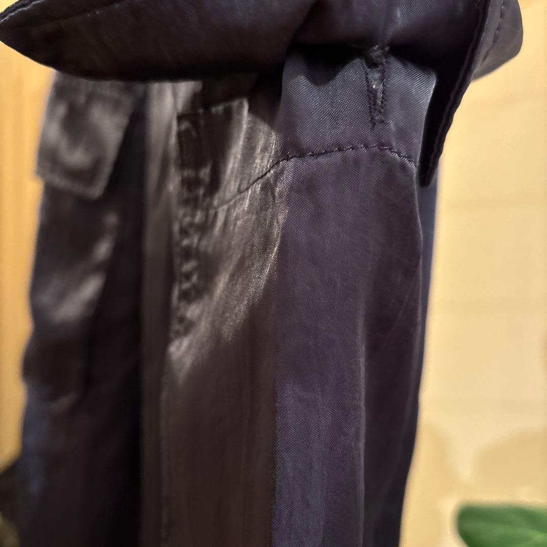 Tibi ネイビーサテンカーゴパンツ 34 Deuxieme Classe