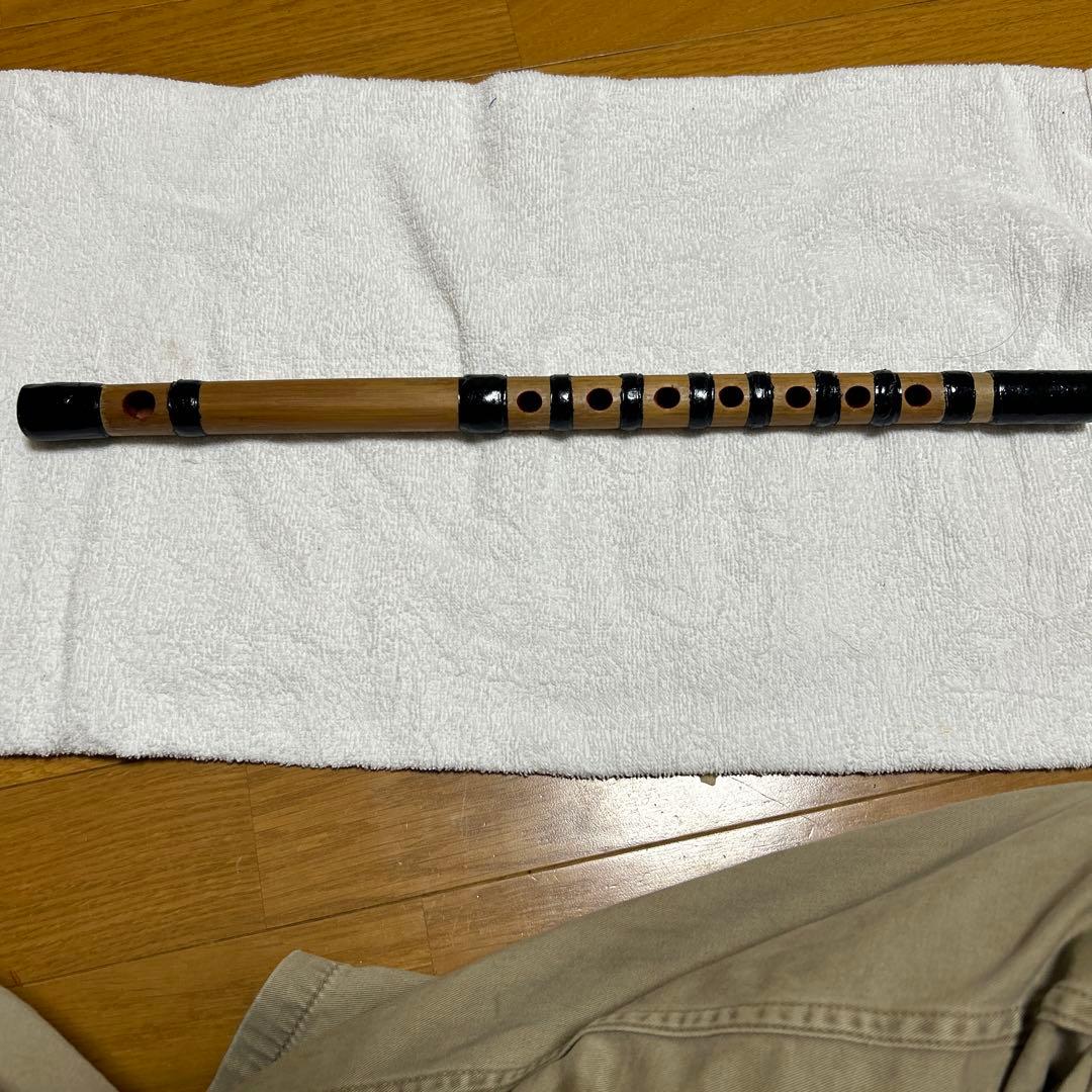 篠笛７穴四本調子古典調囃子用（篠竹35年乾燥させた物）