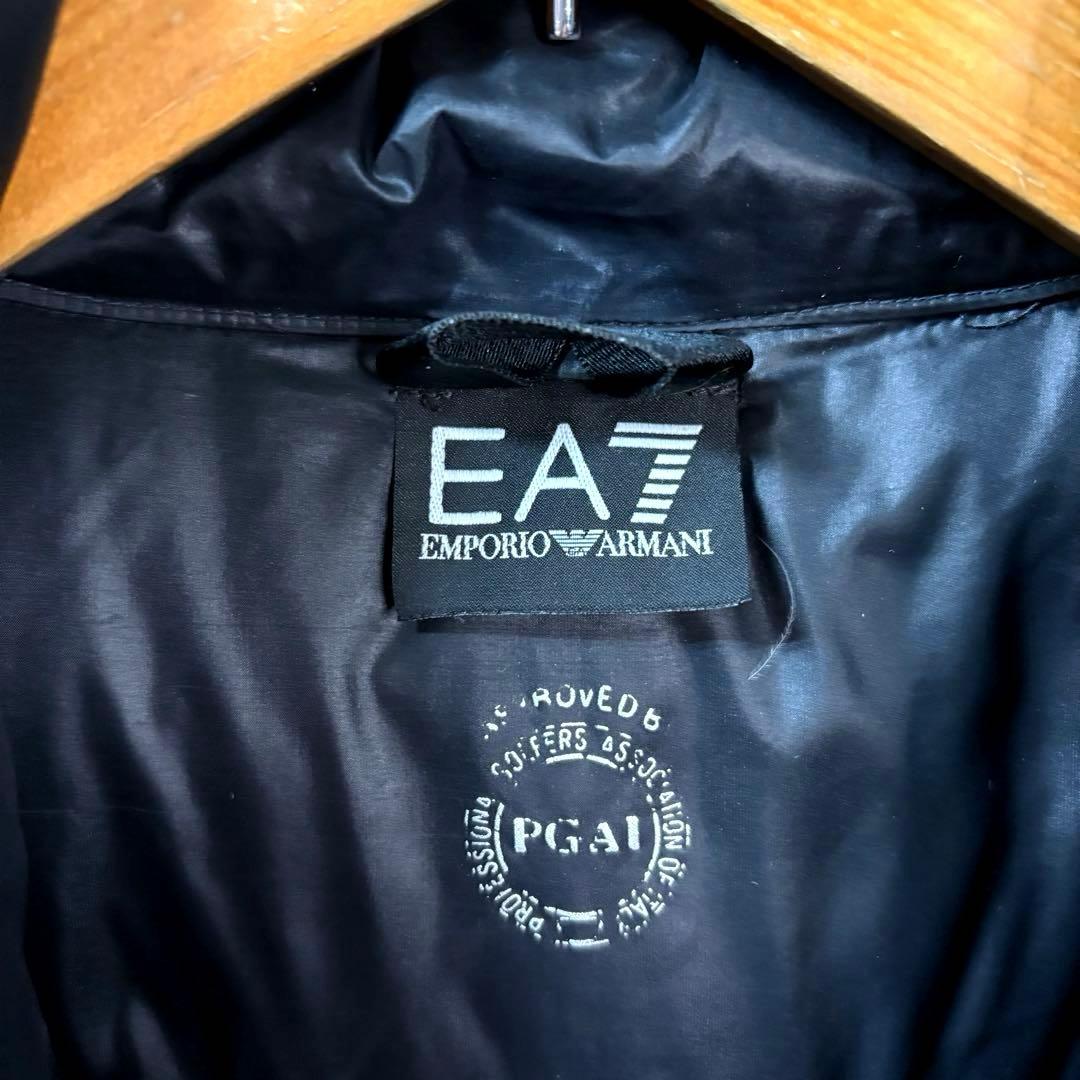 エンポリオ アルマーニ EA7 ダウンベスト メンズ 黒白 Mサイズ
