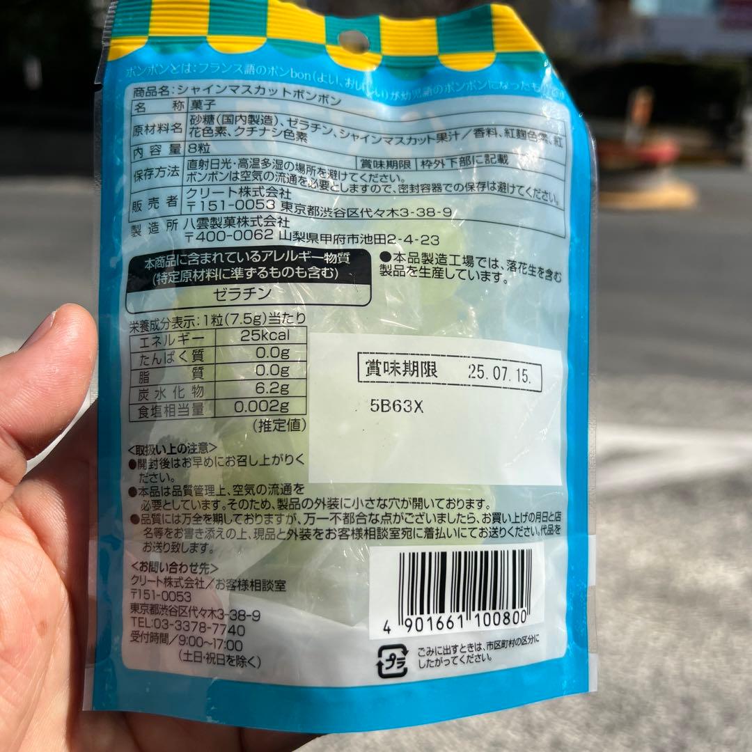 シャインマスカットボンボン 3袋