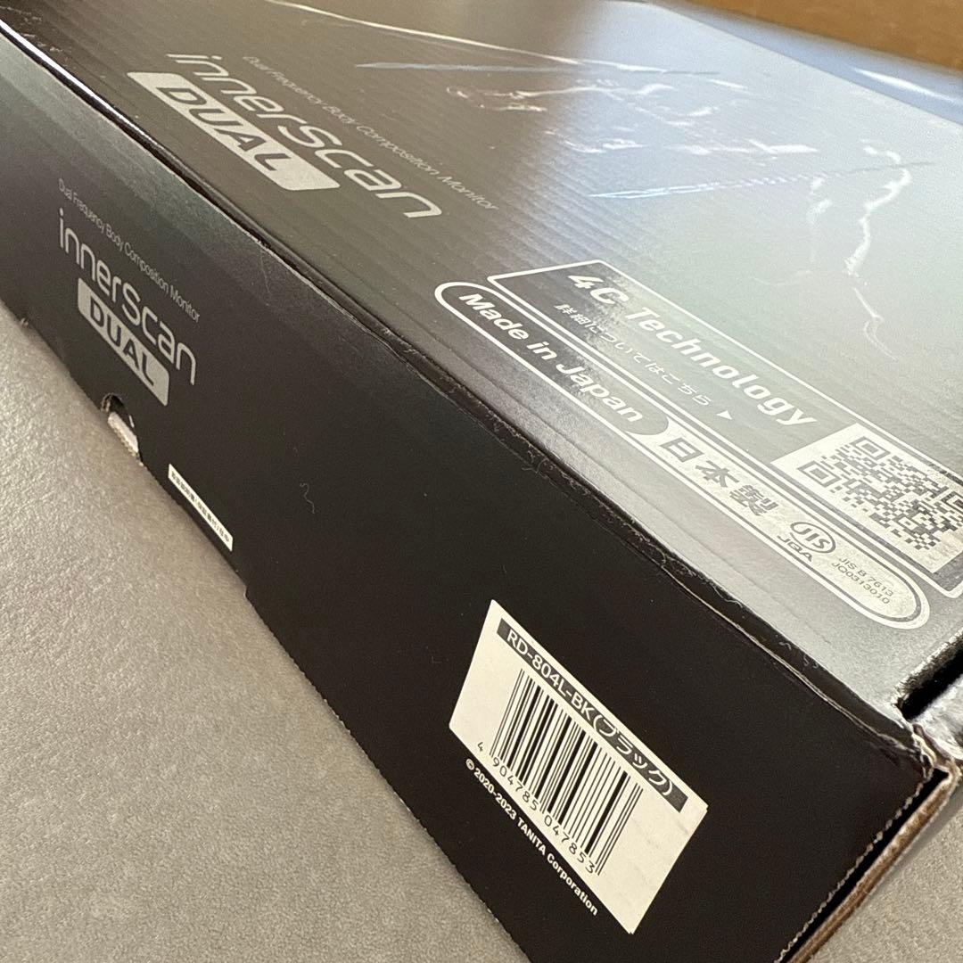 【未使用品】TANITAインナースキャンデュアル ブラック RD 804L BK