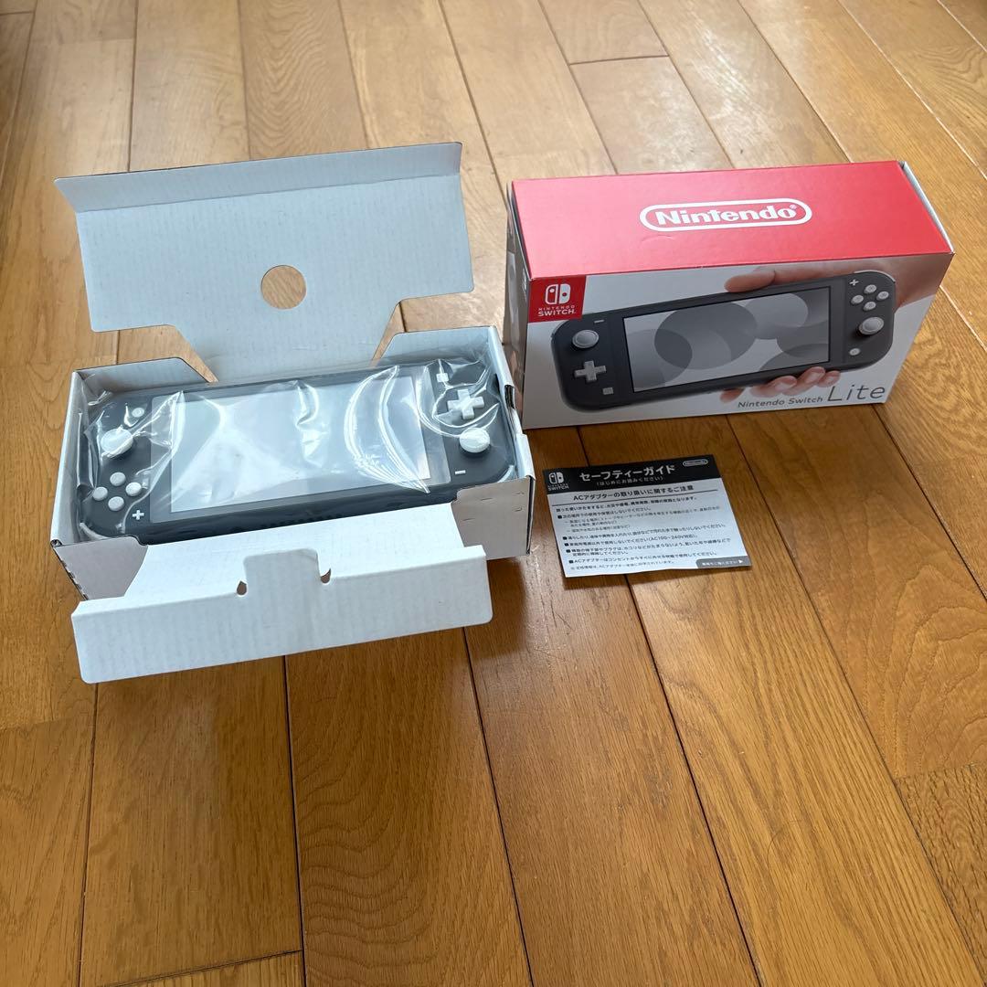 超美品！未使用に近い　Switchライト　グレー