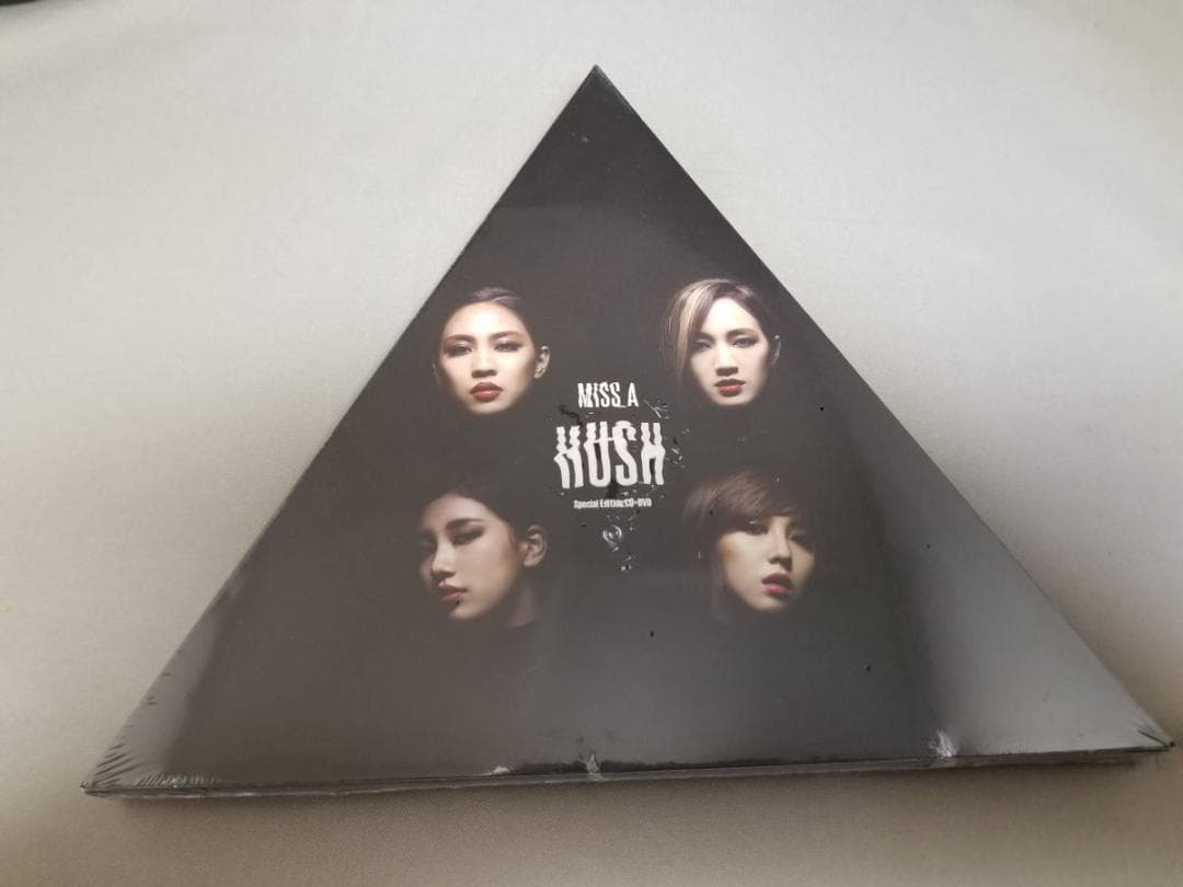 未開封新品◇miss A 2集 - Hush(台灣豪華盤)◇（CD＋DVD）
