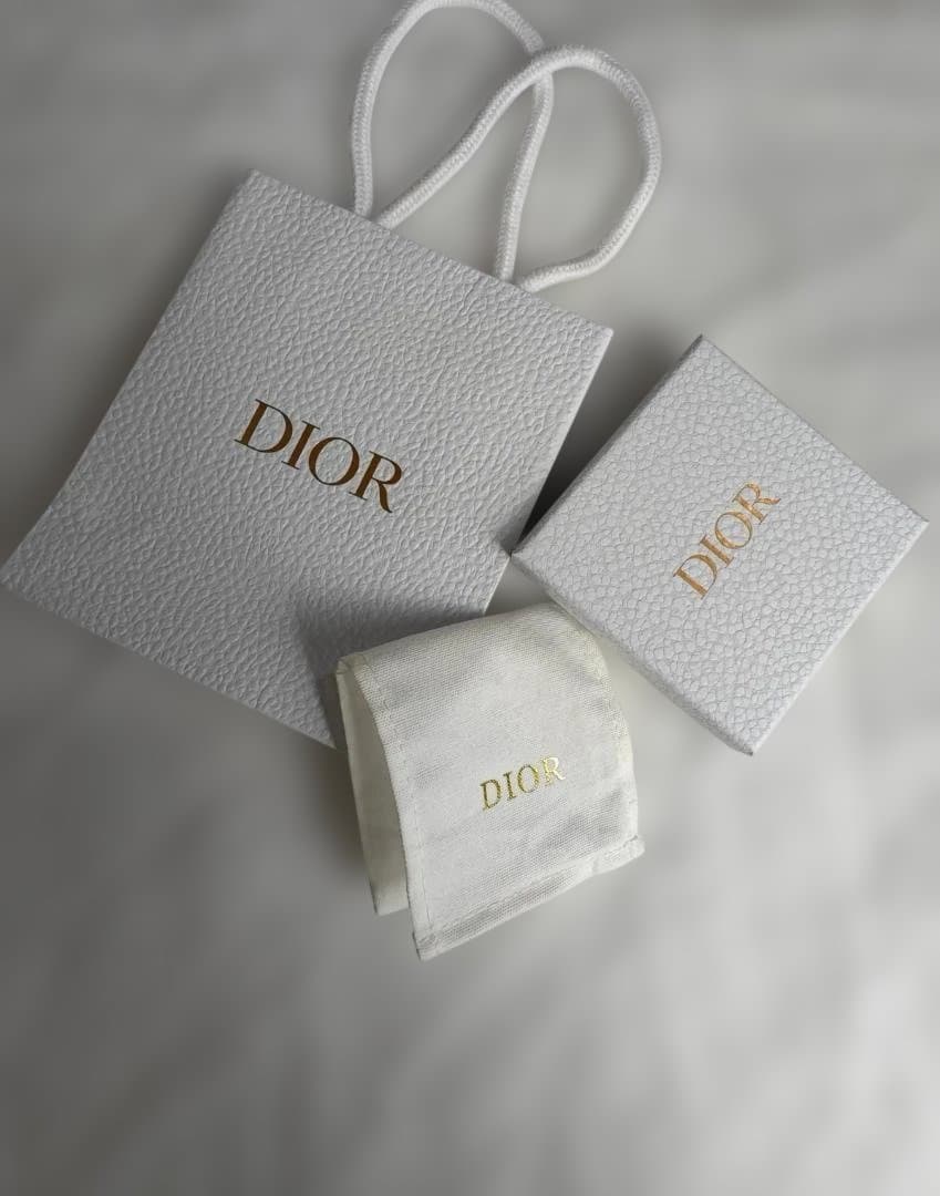 美品 Christian Dior パール ゴールド ピアス