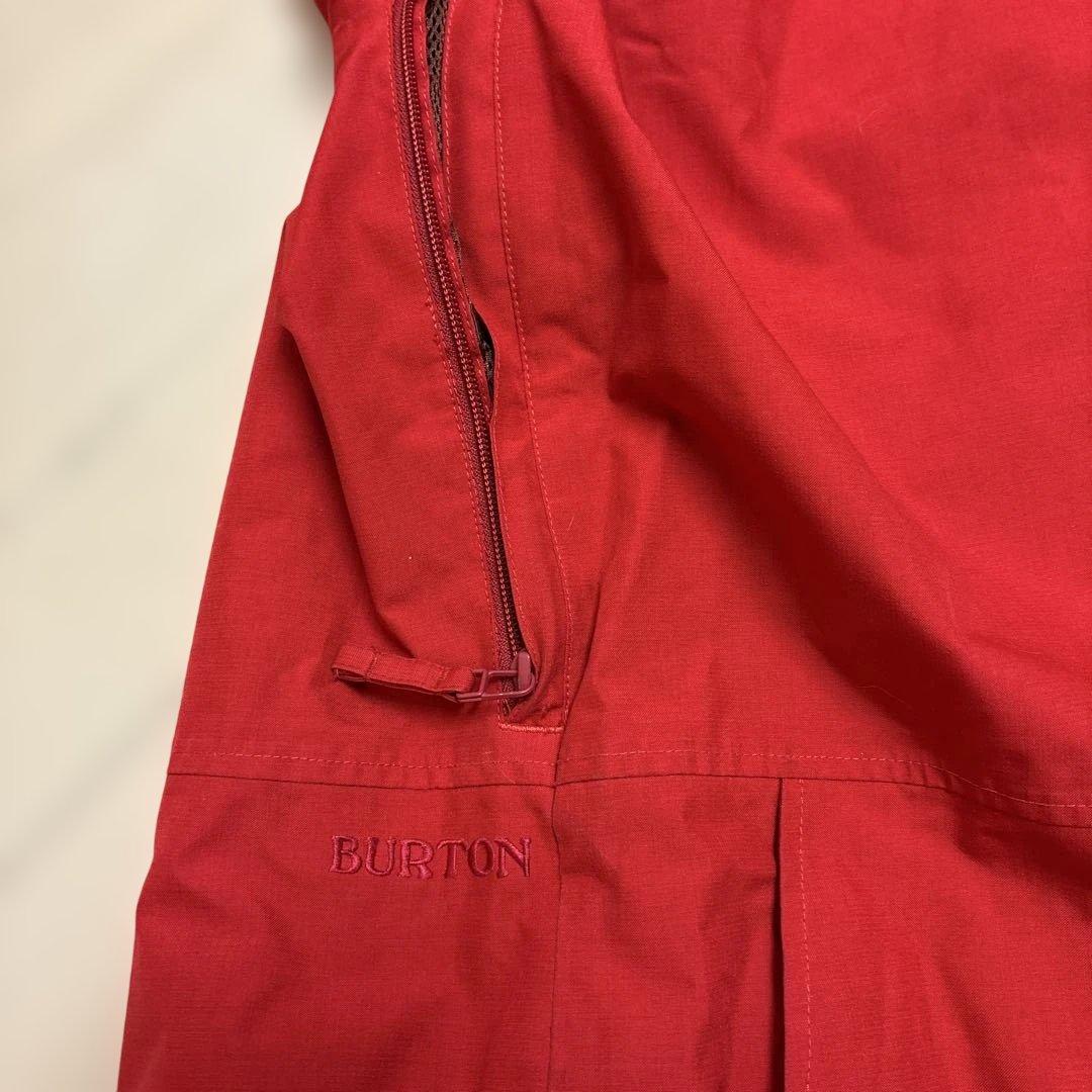 BURTON レッド フード付きジャケット L