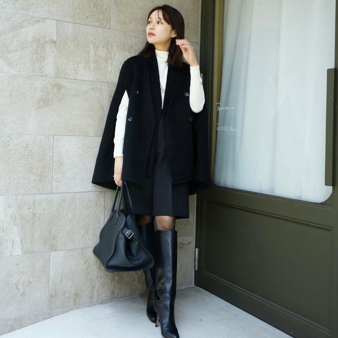 パンツ Front pin tuck Half pants L'AUBE BLANC