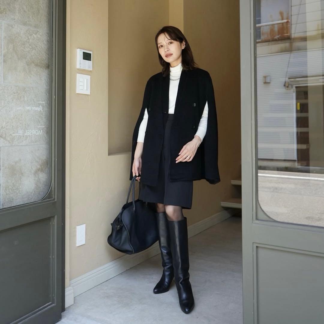 パンツ Front pin tuck Half pants L'AUBE BLANC