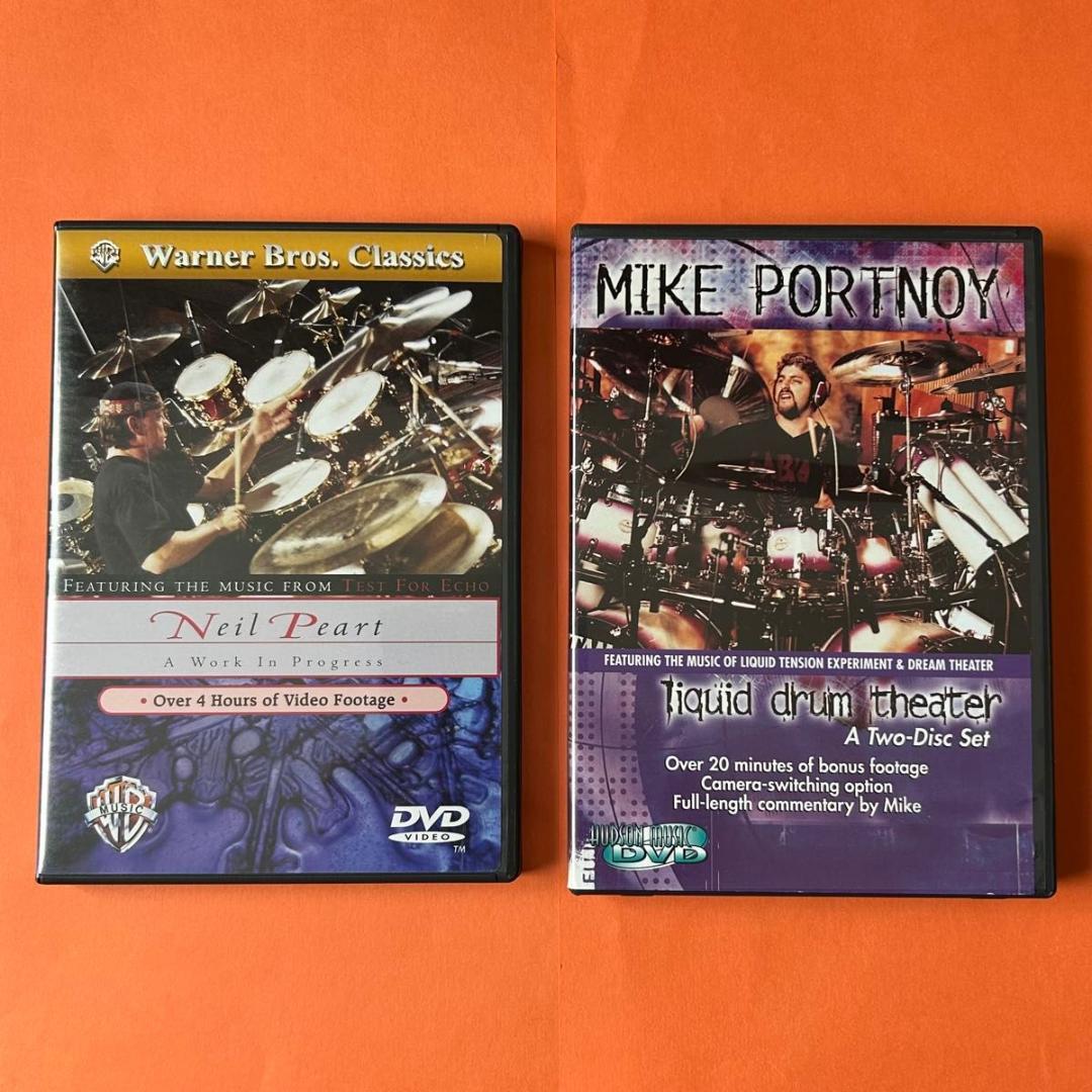 Neil Peart & Mike Portnoy DVD２個　セット 輸入盤