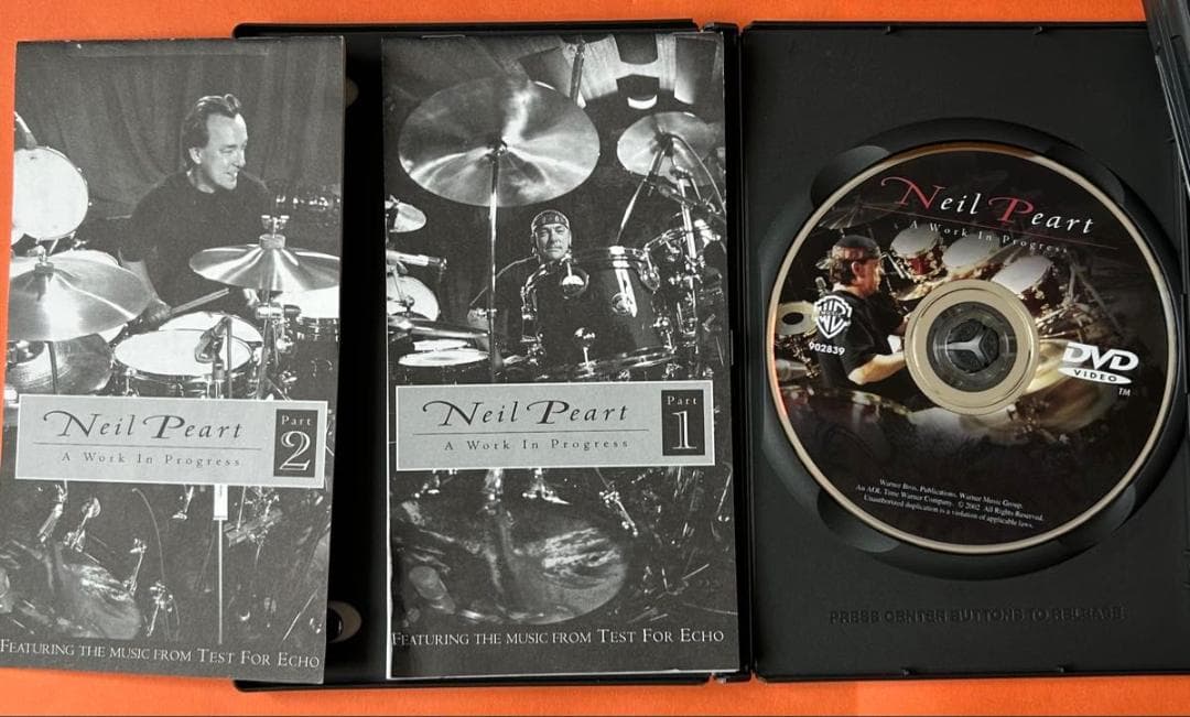 Neil Peart & Mike Portnoy DVD２個　セット 輸入盤