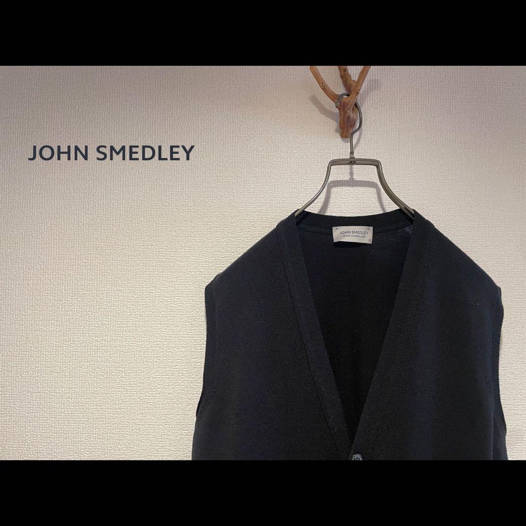 イングランド製 JOHN SMEDLEY ウール ニット ベスト