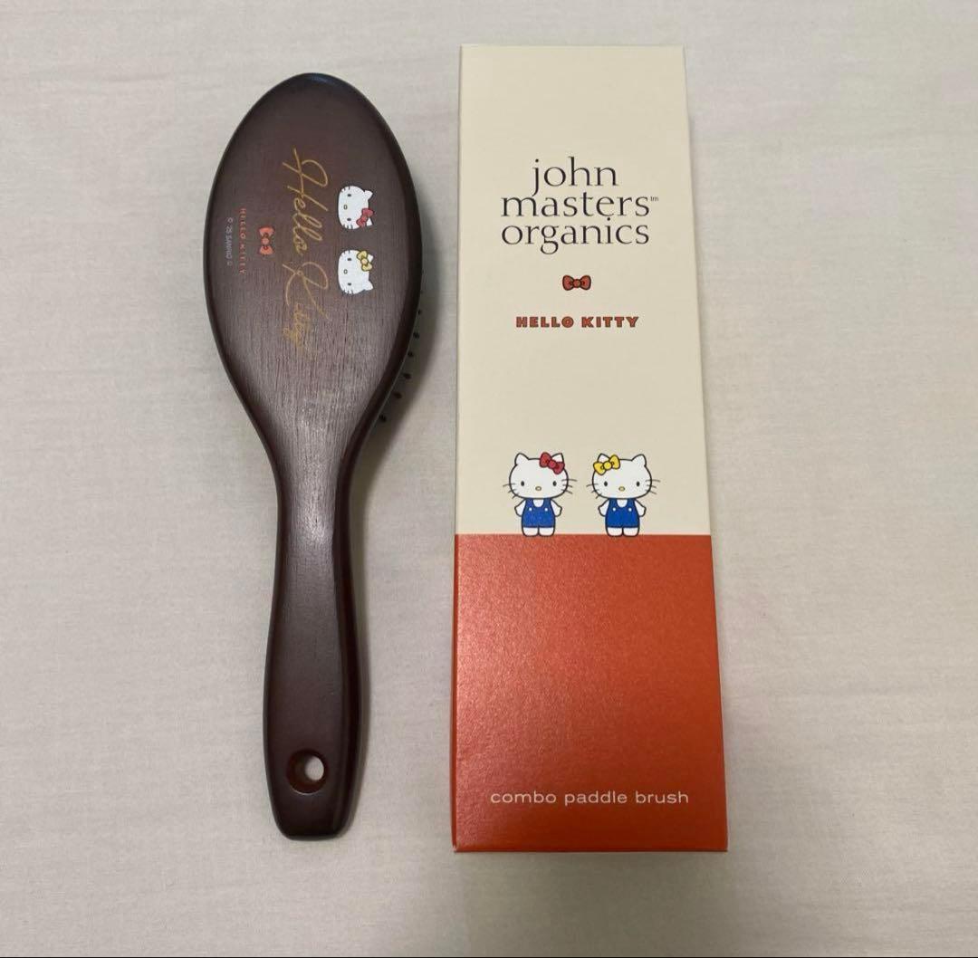 john masters organics キティちゃん　コンボパドルブラシ