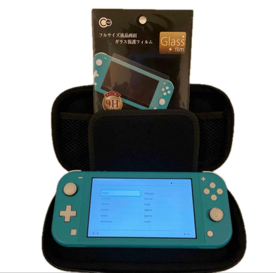 swichライト　とケース　画面保護シートのセット