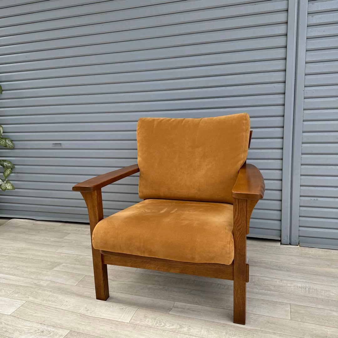 柏木工　かしわ　シングルソファ　1人掛け　ソファ　②