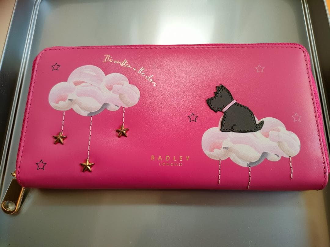 【はちまる】イギリス　ラドリーロンドン　長財布　JOY柄　雨柄