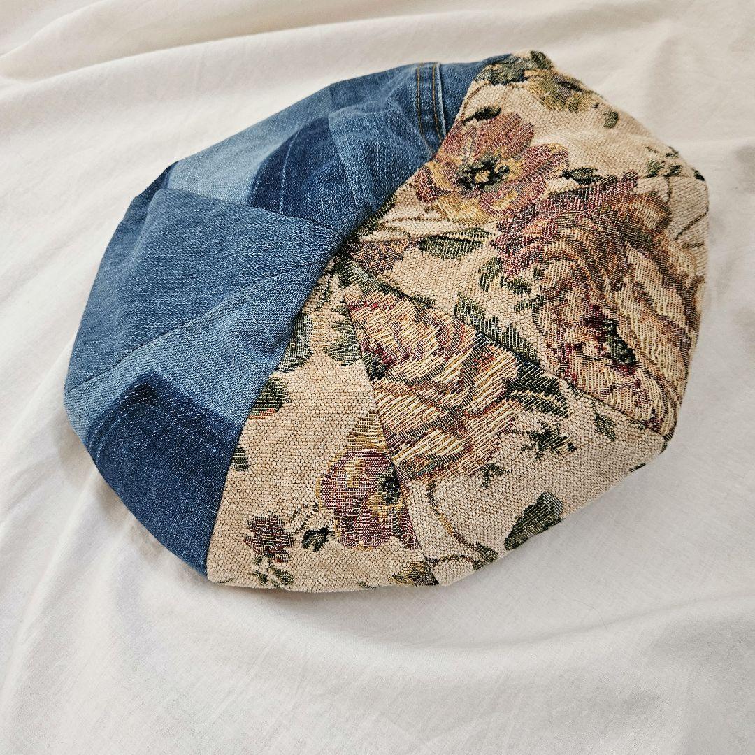 KAPITAL キャピタル ゴブラン デニム ベレー帽 パッチワーク 日本製