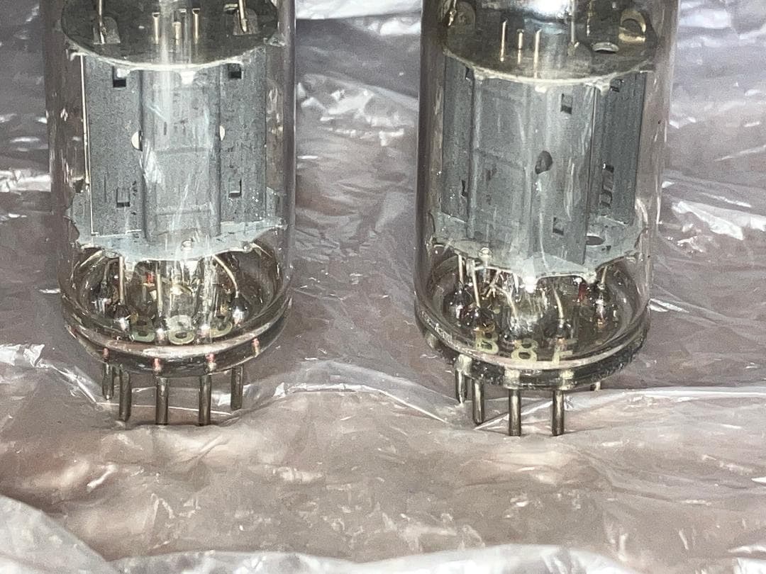 真空管 ムラード 2本セット ECC82 12AU7 ロングリブプレート新品？