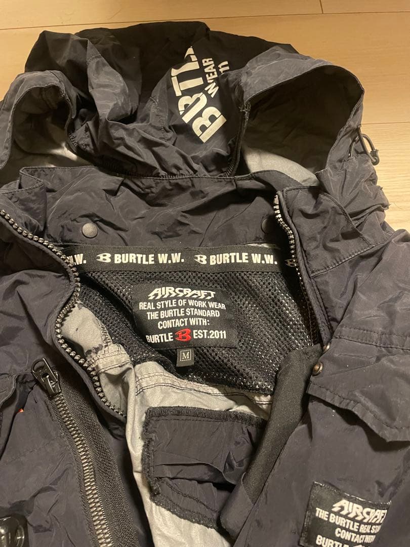 Burtle 空調服 Mサイズ バッテリー付き