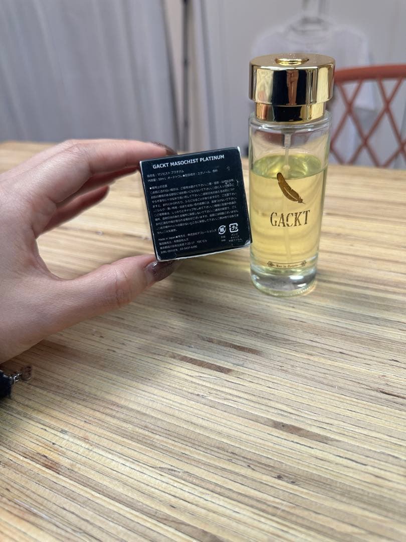 再々値下げ！GACKT マゾヒストプラチナム 香水　ヒカルYouTube