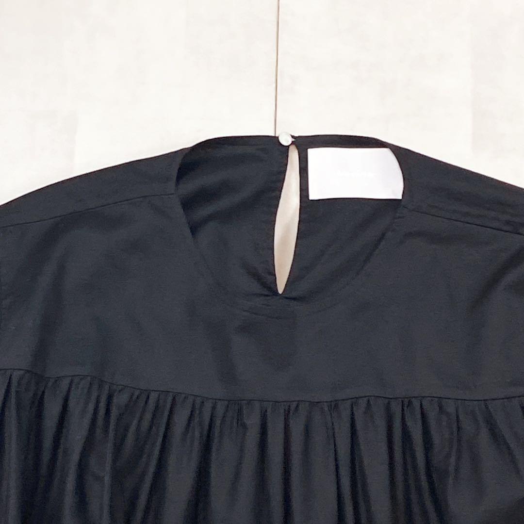 未使用級 極美品 現行タグ マーレット ソリマン ティアードフリルワンピース