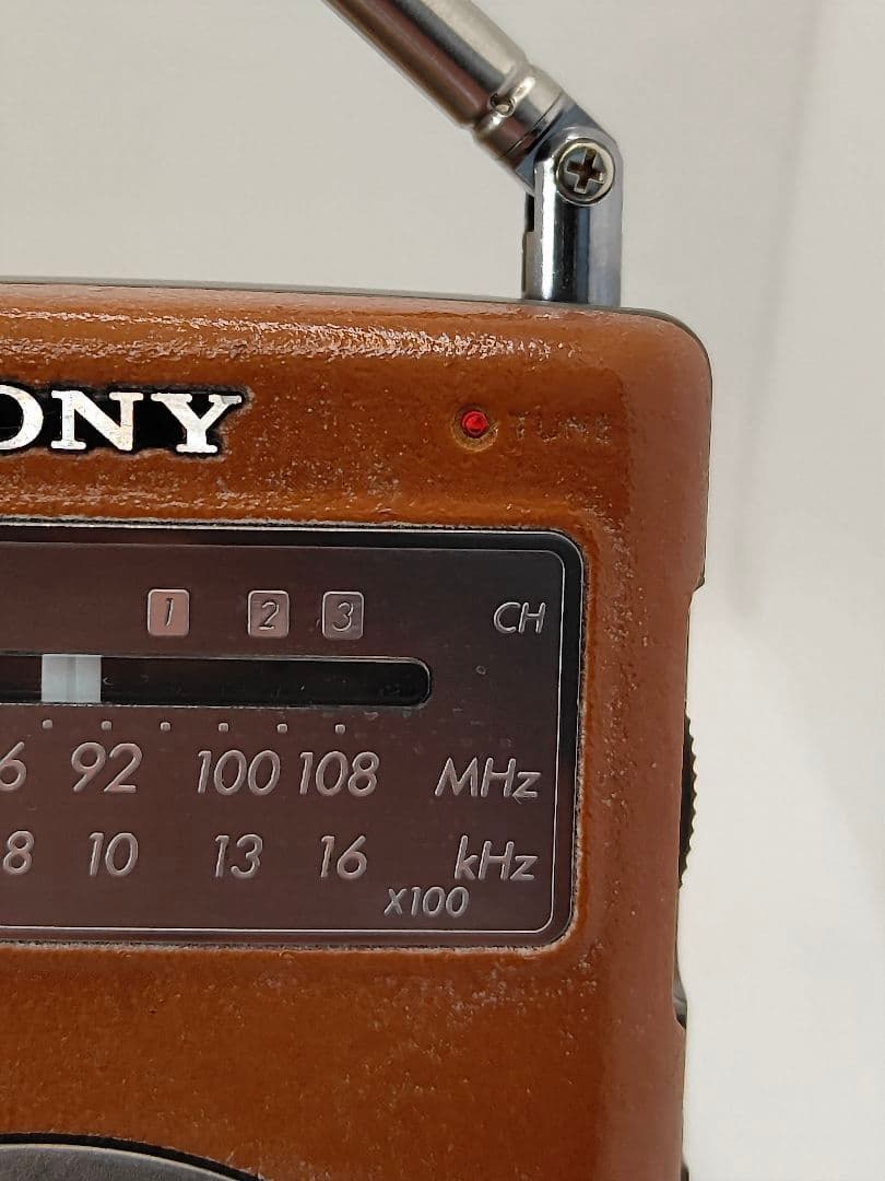 SONY ICF-TR40 FM/AMラジオ(1995年製)1チップIC