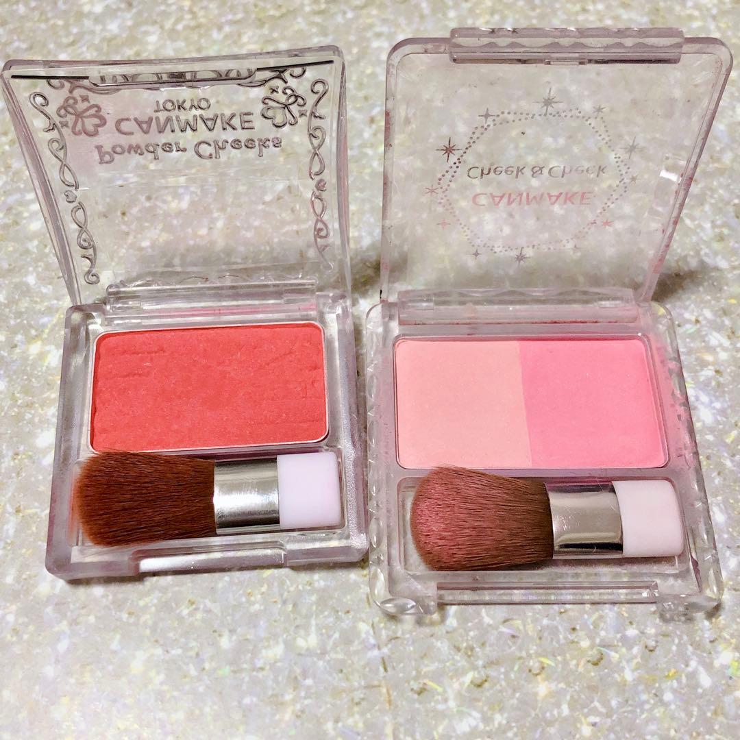 チーク　CANMAKE キャンメイク　ピンク