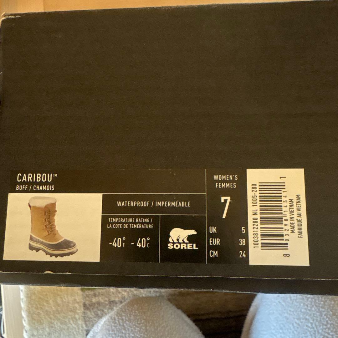 SOREL CARIBOU ブーツ 7 (EU 38)