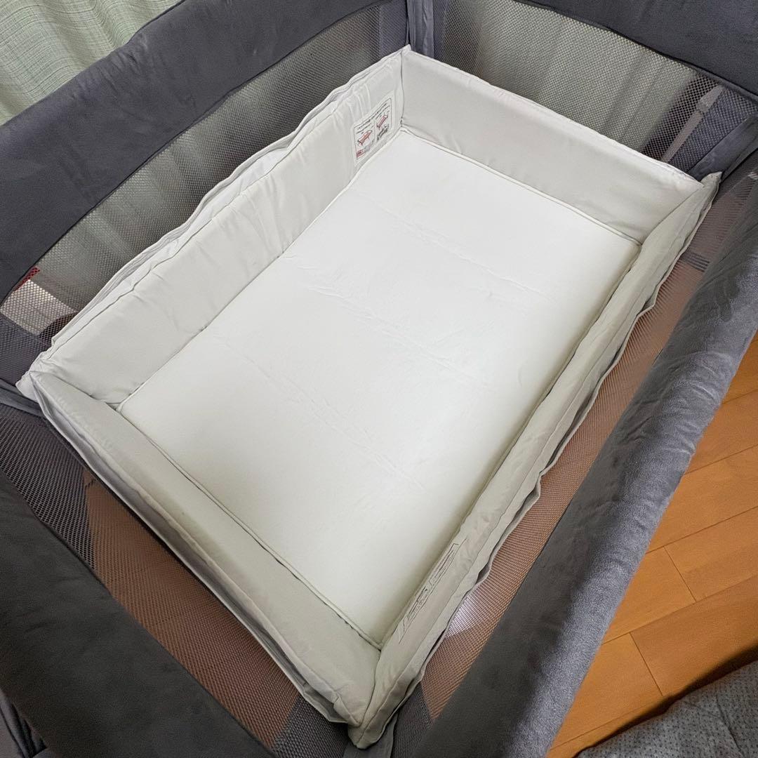 Aprica アップリカ ベビーベッド ココネルエアープラス AB グレー