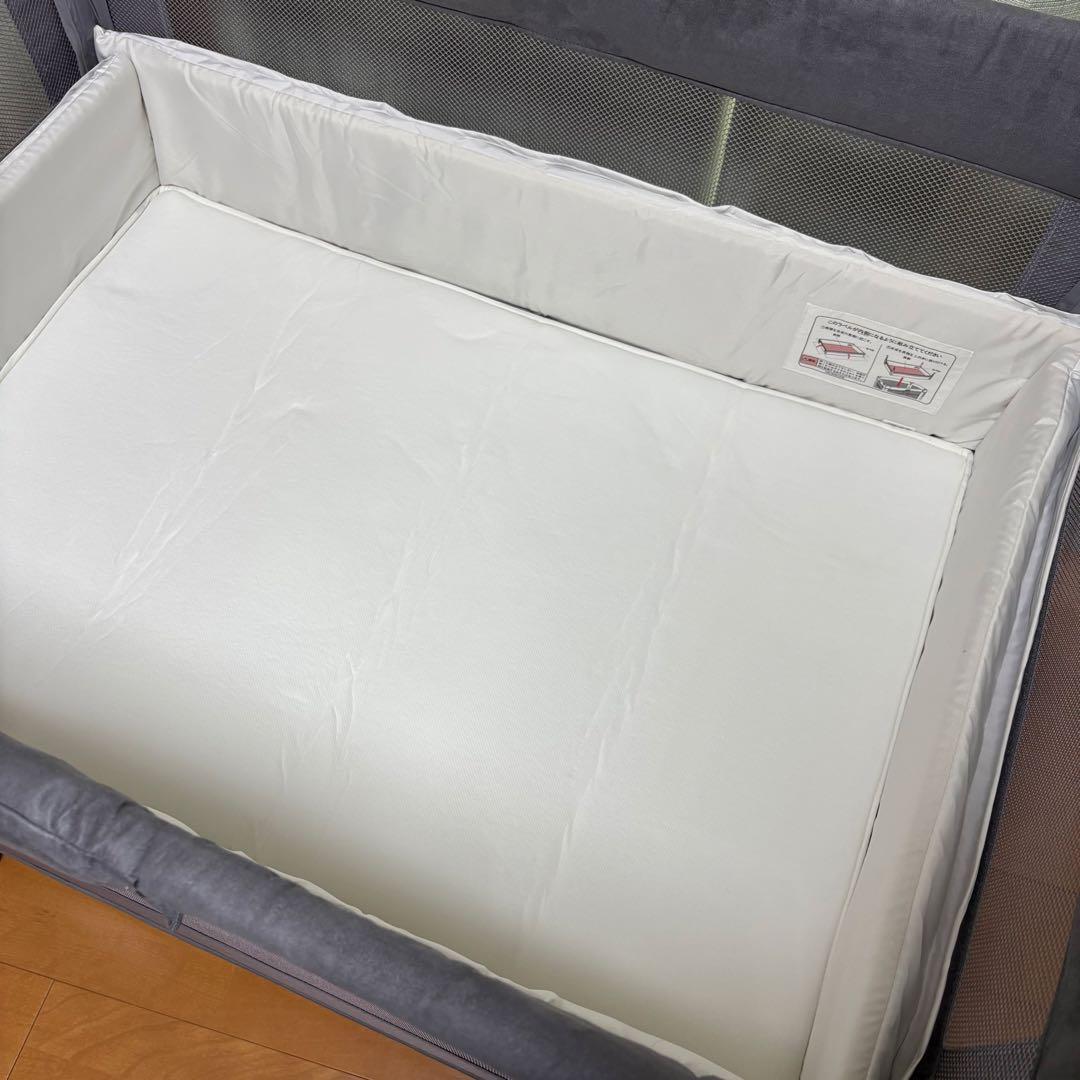 Aprica アップリカ ベビーベッド ココネルエアープラス AB グレー