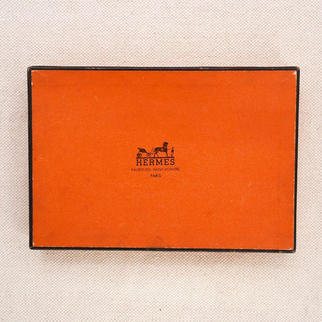 HERMES メモパッド　黒 レザー