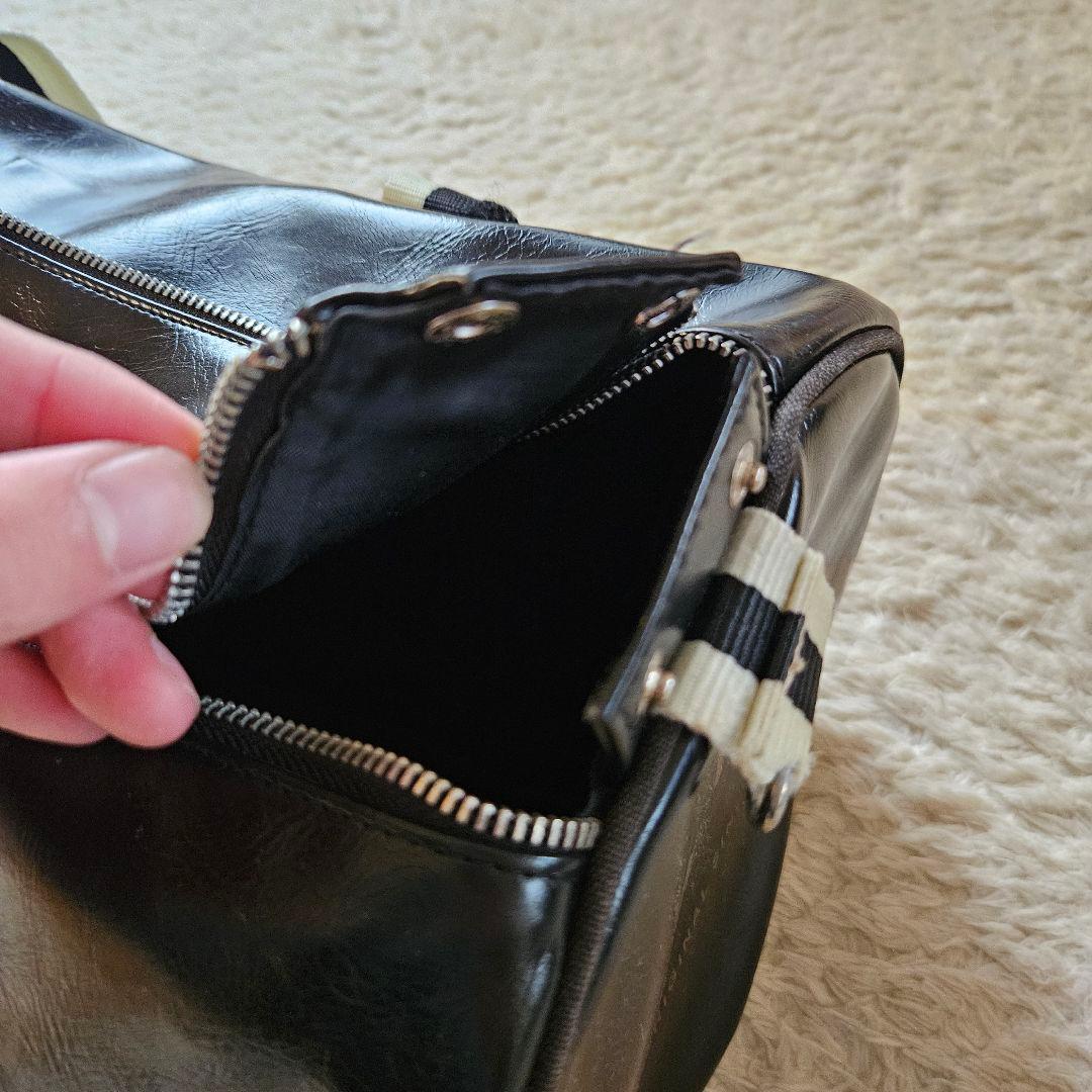 【古着】FRED PERRY　バレルバッグ　ボストンバッグ