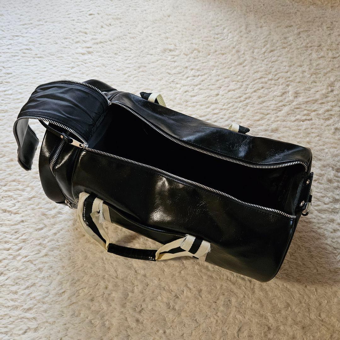 【古着】FRED PERRY　バレルバッグ　ボストンバッグ