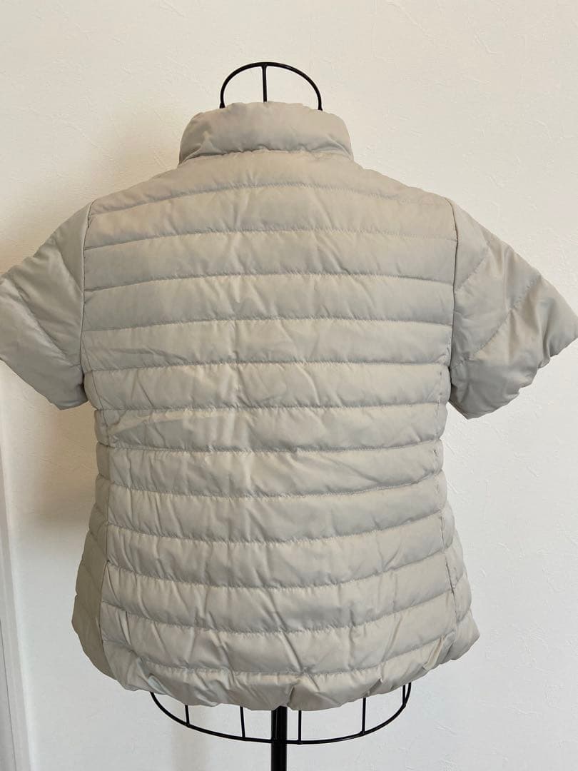 【新品】ヒールクリーク　グレー ショートスリーブ ダウンジャケット