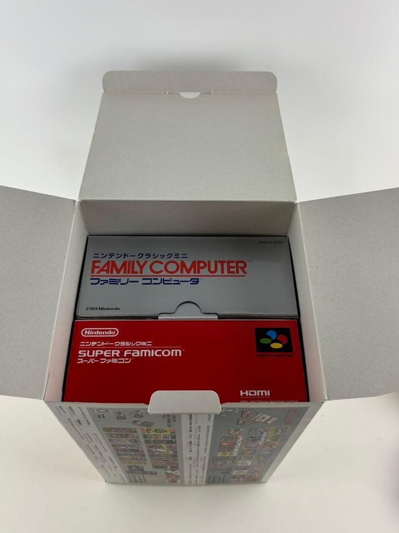 ほぼ新品 ニンテンドー クラシック ミニ ダブルパック 本体　スーパーファミコン